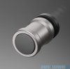 Radaway Nes Brushed Nickel DWSB drzwi wnękowe 120cm W3 lewe szczotkowany nikiel szkło przejrzyste 10044750-91-01L/10045450-01-01